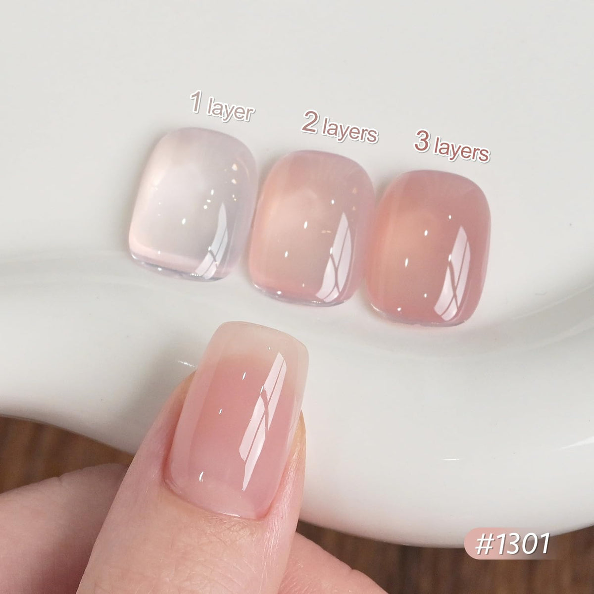 GAOY gel polish application with UV light