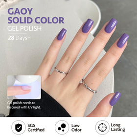 GAOY gel polish bottles showing matte finish option