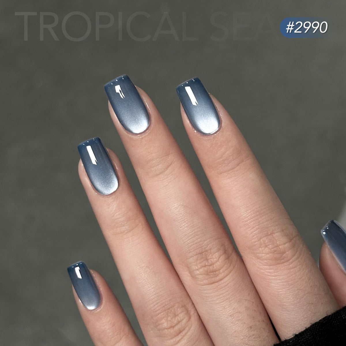 GAOY gel polish bottles showing vibrant Tropical Sea colour