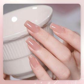 GAOY gel polish in grey colour bottle