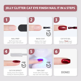 GAOY gel polish kit contents including magnet and colours
