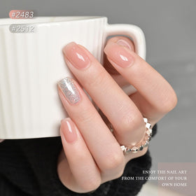 GAOY gel polish set including glossy and matte top coats