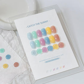 GAOY gel polish set packaging displaying six colours