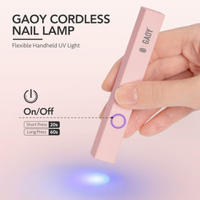 GAOY Handheld UV Light showing cordless design