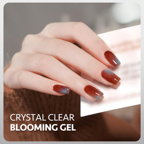 GAOY Nail Blooming Gel packaging with liner brush