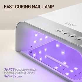 GAOY UV Nail Lamp side view showcasing smart sensor