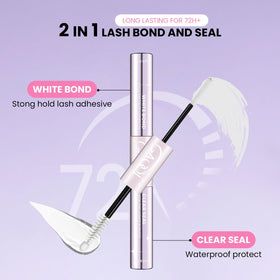 GAQQI Lash Bond and Seal 10ml clear glue packaging