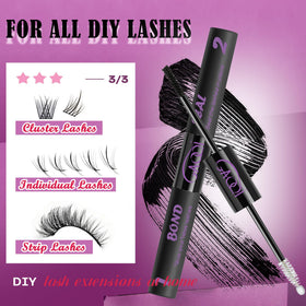 GAQQI Lash Cluster Glue 10ml packaging with instructions