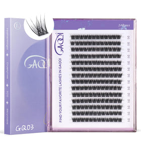 GAQQI Lash Clusters GQ03 12mm front view packaging