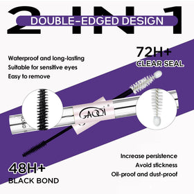 GAQQI Lash Remover bottle side view with gentle formula