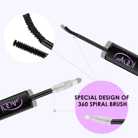 GAQQI lash remover bottle with botanical fragrance