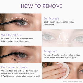GAQQI Lash Remover oil-based formula texture