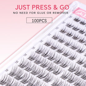 GAQQI Self Adhesive Eyelash Clusters LACE close-up