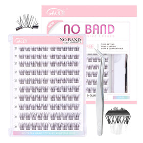 GAQQI Self Adhesive Eyelash Clusters LACE front view