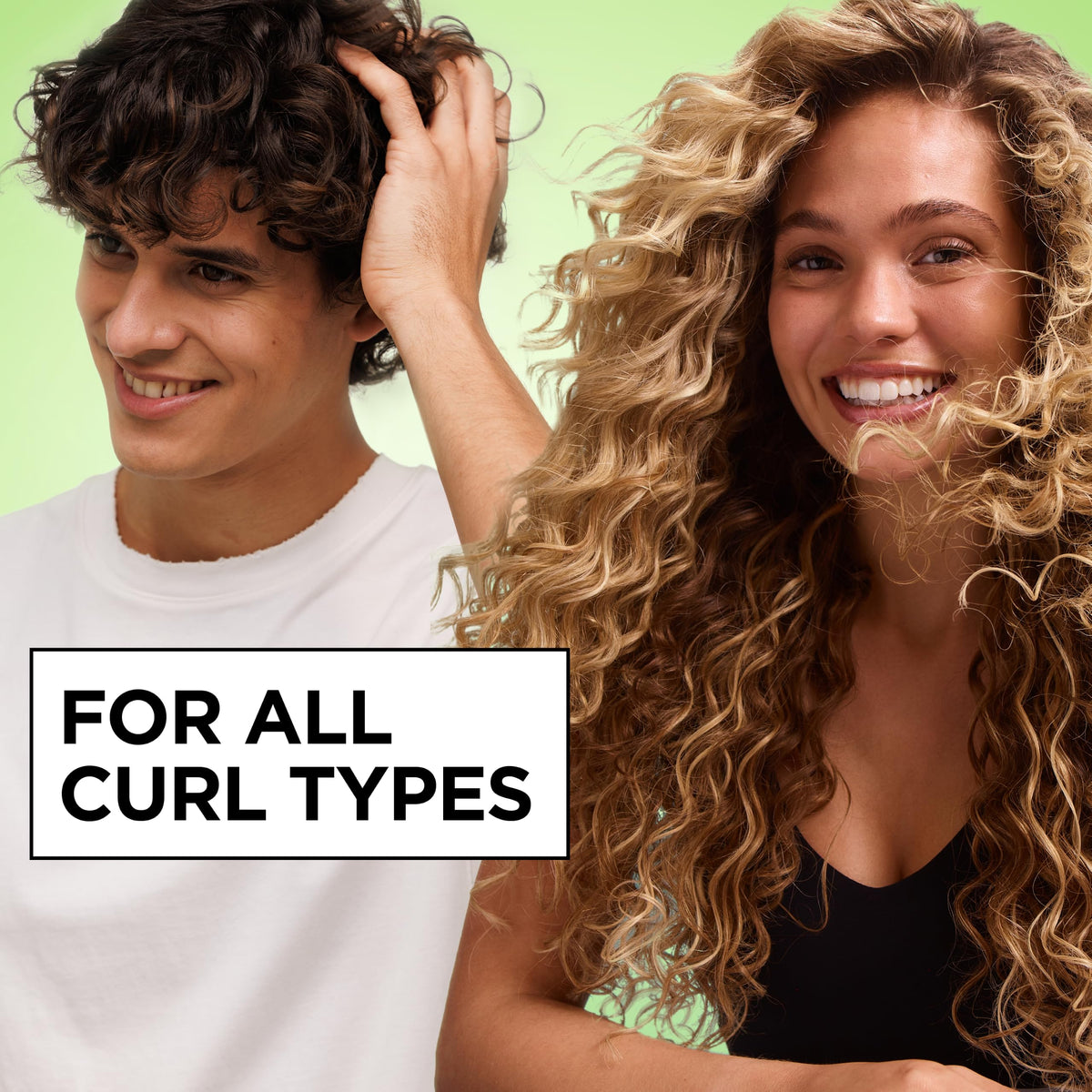 Garnier Curl Refresher packaging showing eco-friendly label