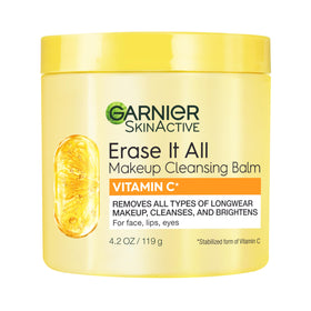 Garnier Erase It All Makeup Cleansing Balm front view 4.2 oz
