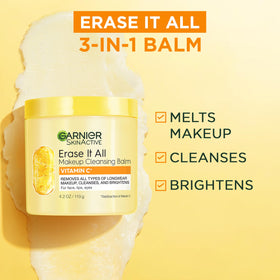 Garnier Erase It All Makeup Cleansing Balm texture close-up