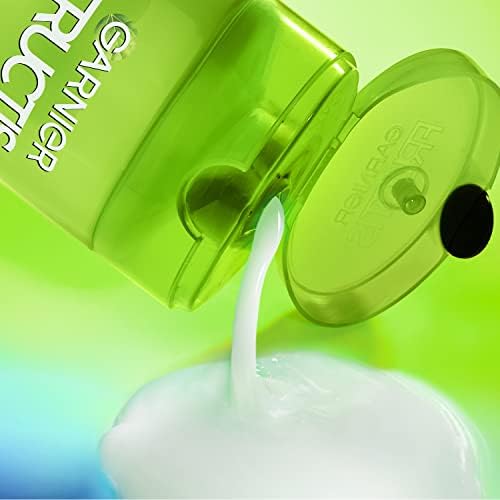Garnier Fructis 2-in-1 Shampoo and Conditioner packaging and label close-up