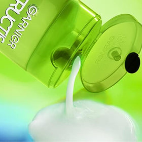 Garnier Fructis 2-in-1 Shampoo and Conditioner packaging and label close-up