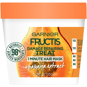 Garnier Fructis Damage Repairing Hair Mask 3.4 Fl Oz front view