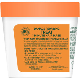 Garnier Fructis Damage Repairing Hair Mask with papaya extract close-up