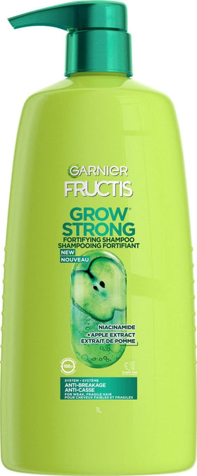 Garnier Fructis Grow Strong Shampoo 33.8 Fl Oz front view