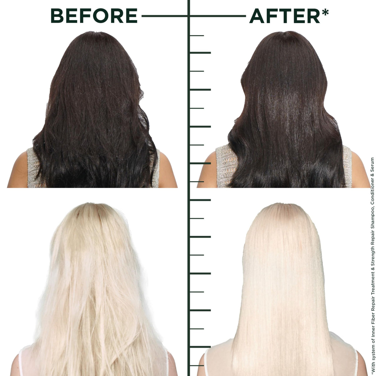Garnier Fructis Hair Filler Shampoo bottle side view