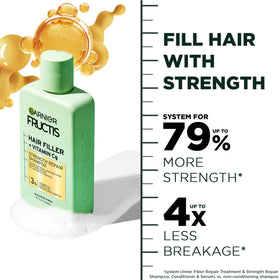 Garnier Fructis Hair Filler Shampoo with Vitamin Cg close-up