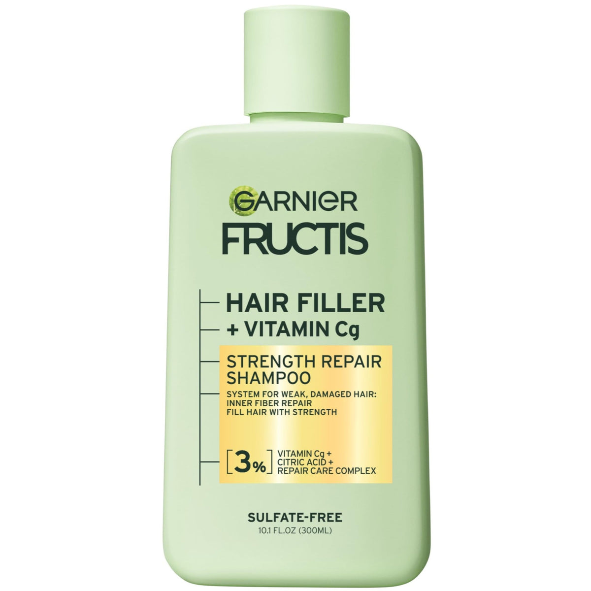 Garnier Fructis Hair Filler Strength Repair Shampoo 10.1 Fl Oz front view