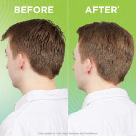 Garnier Fructis Pure Clean Shampoo bottle side view
