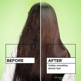 Garnier Fructis Sleek & Shine Anti-Frizz Hair Serum side view