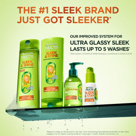 Garnier Fructis Sleek & Shine Conditioner front view