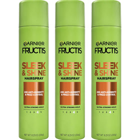 Garnier Fructis Sleek & Shine Hairspray 8.25 oz front view