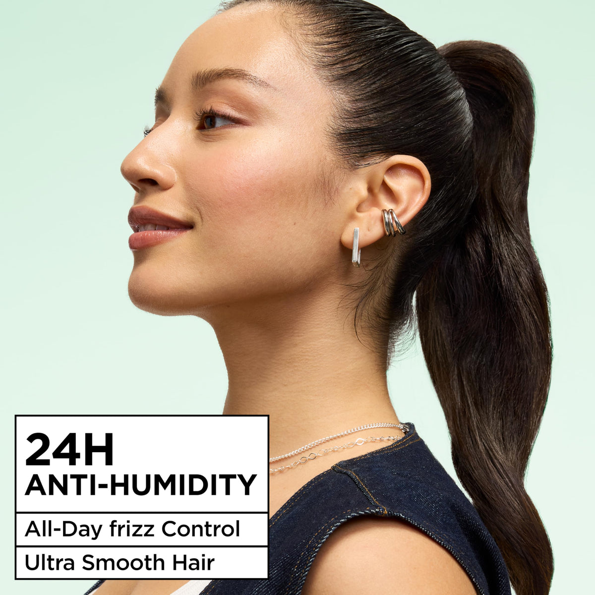 Garnier Fructis Sleek & Shine Hairspray back view with ingredients
