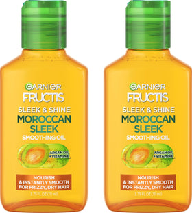 Garnier Fructis Sleek & Shine Moroccan Oil front view 3.75 Fl Oz