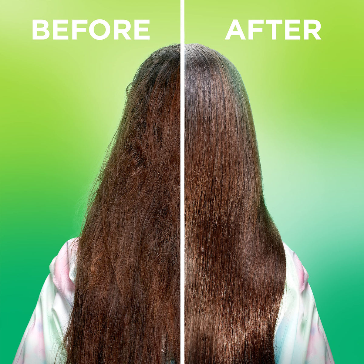 Garnier Fructis Sleek & Shine Moroccan Oil side view showing bottle design