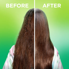 Garnier Fructis Sleek & Shine Moroccan Oil side view showing bottle design