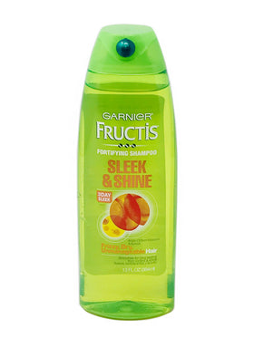 Garnier Fructis Sleek & Shine Shampoo 13 oz back view