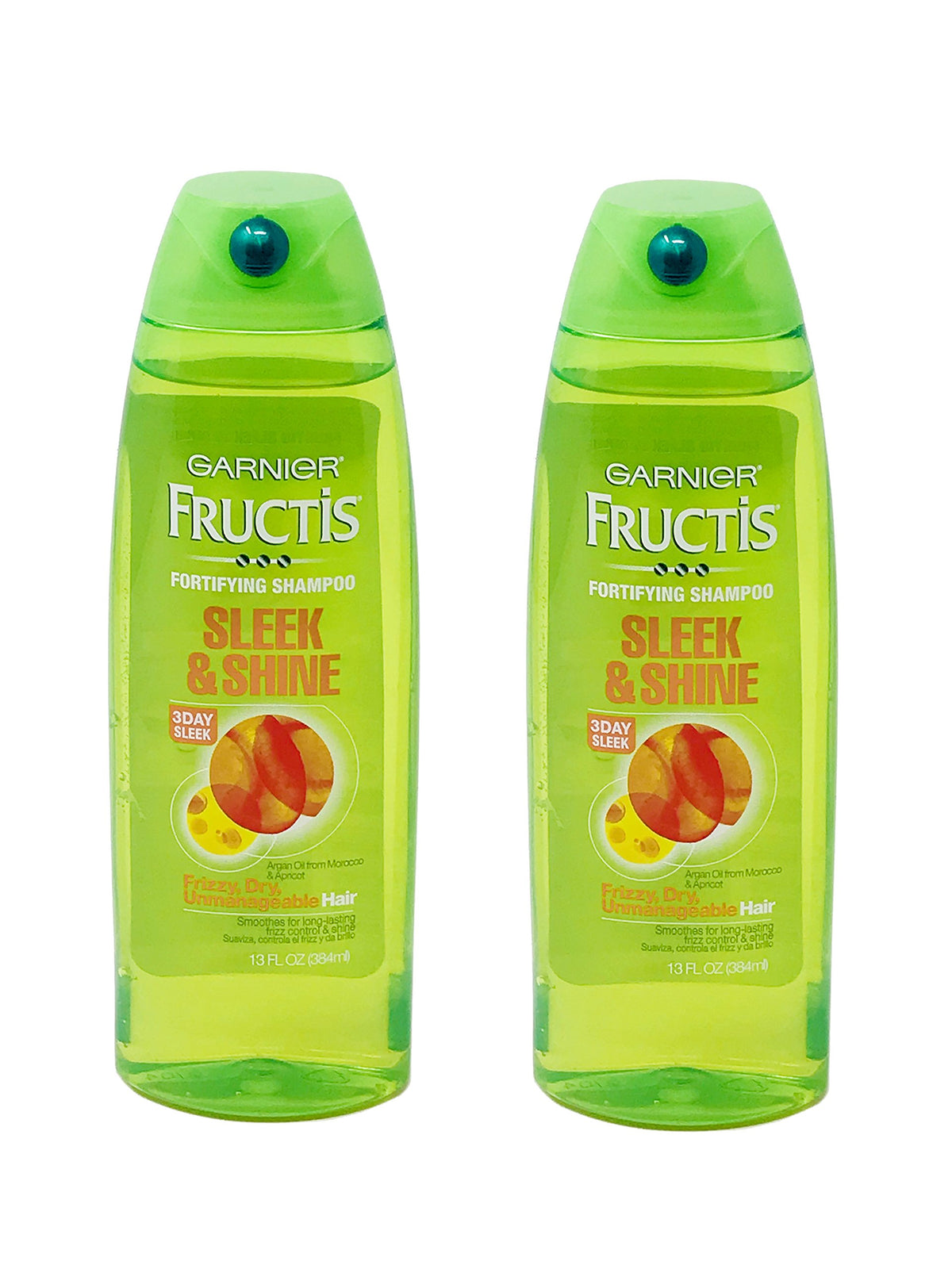 Garnier Fructis Sleek & Shine Shampoo 13 oz front view