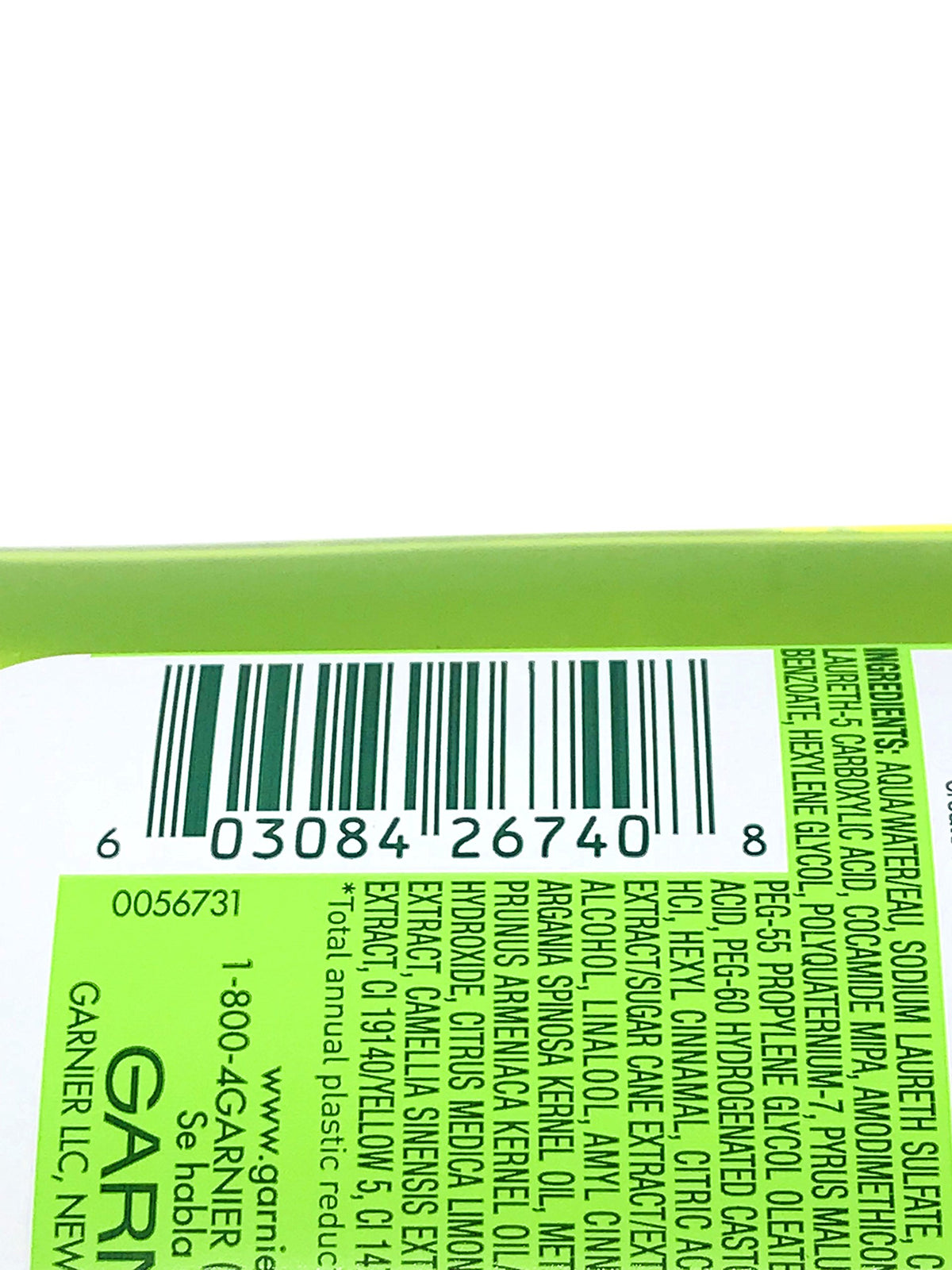 Garnier Fructis Sleek & Shine Shampoo 13 oz packaging