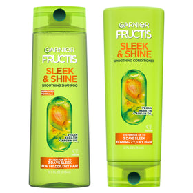 Garnier Fructis Sleek & Shine Shampoo 22 fl oz front view