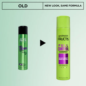 Garnier Fructis Style Full Control Hairspray bottle side view