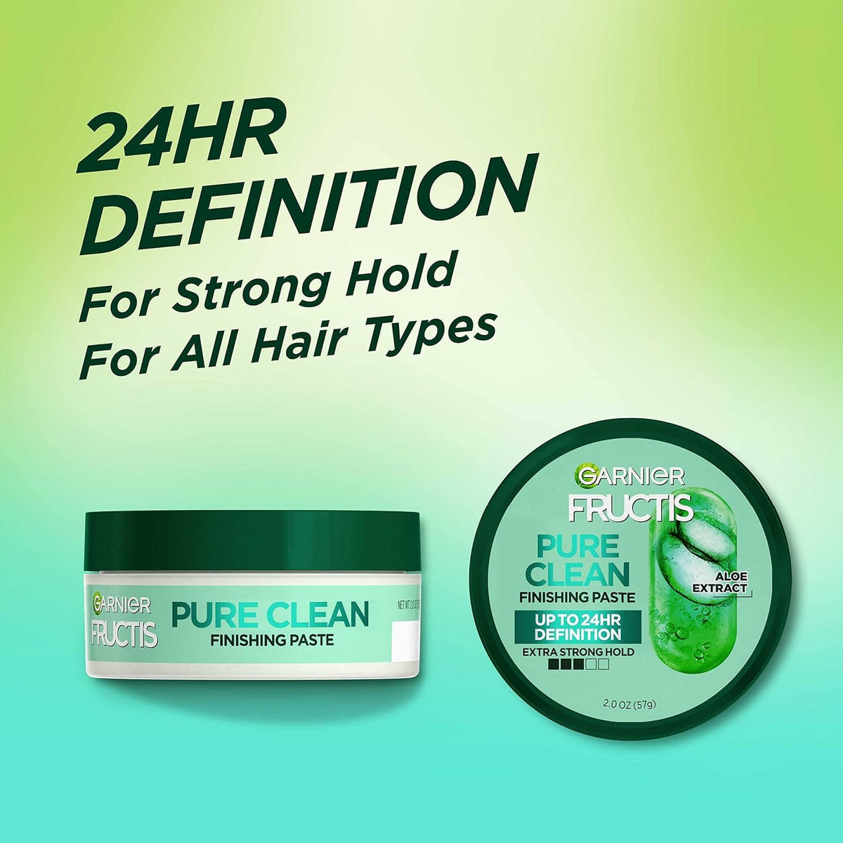 Garnier Fructis Style Pure Clean Finishing Paste container with lid off