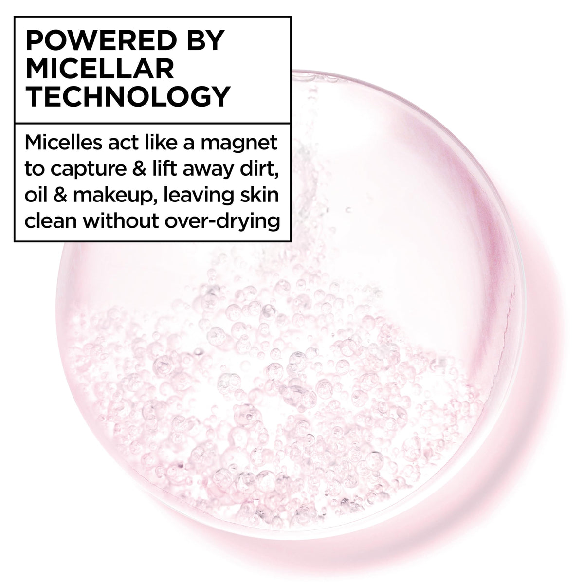 Garnier Micellar Water 400mL displayed on a bathroom counter