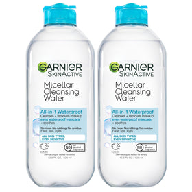 Garnier Micellar Water 400mL front view with packaging