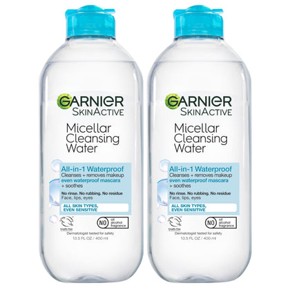 Garnier Micellar Water 400mL front view with packaging