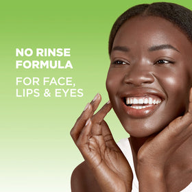 Garnier Micellar Water back view showing ingredients