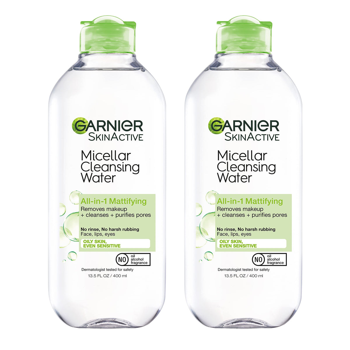 Garnier Micellar Water for Oily Skin 400mL front view