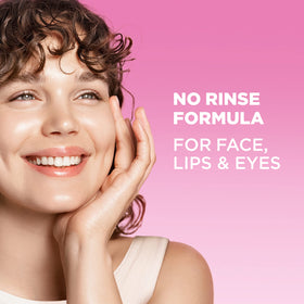Garnier Micellar Water with Rose Water close-up of bottle
