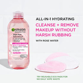 Garnier Micellar Water with Rose Water packaging